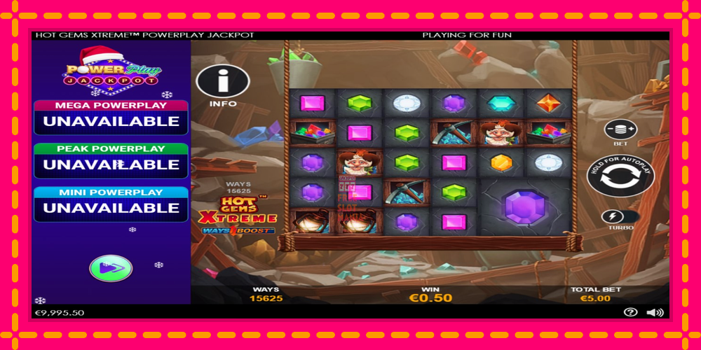 Automat Hot Gems Xtreme PowerPlay Jackpot z jasną grafiką, zdjęcie 2