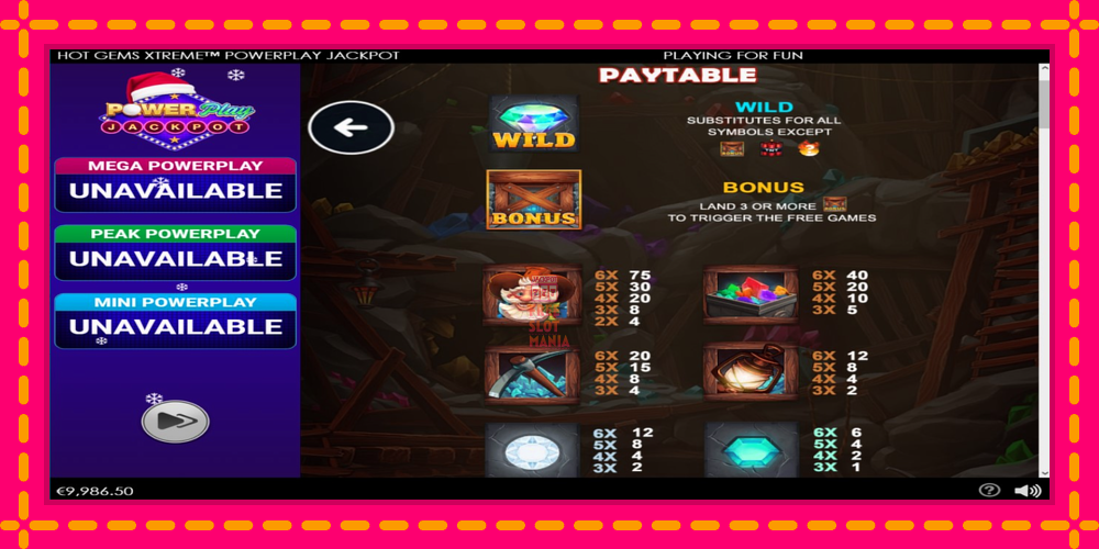 Automat Hot Gems Xtreme PowerPlay Jackpot z jasną grafiką, zdjęcie 4