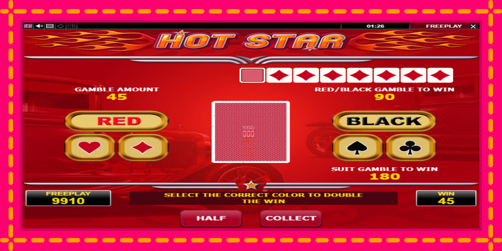 Automat Hot Star z jasną grafiką, zdjęcie 4