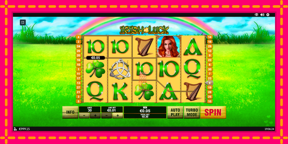 Automat Irish Luck z jasną grafiką, zdjęcie 2