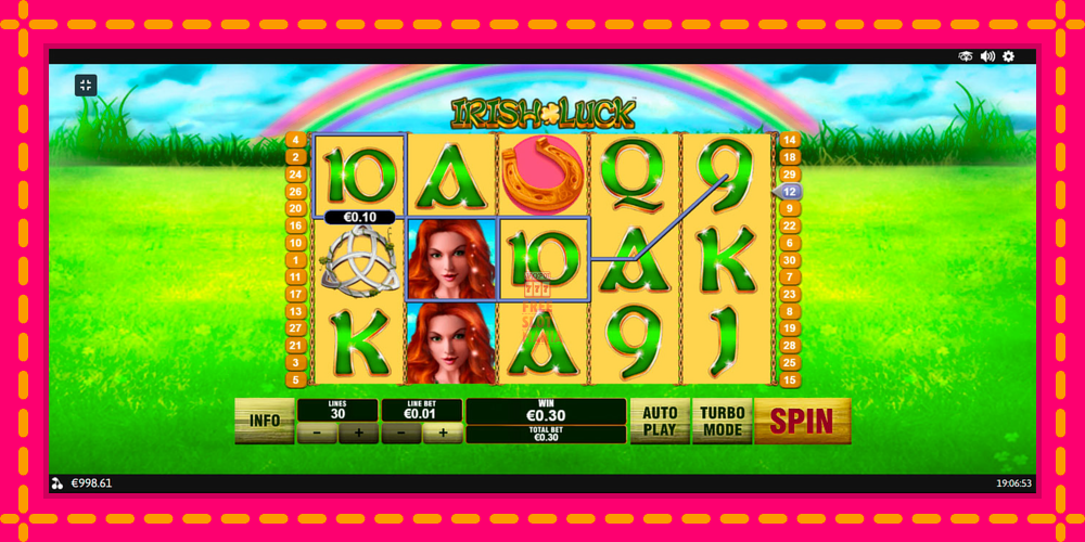 Automat Irish Luck z jasną grafiką, zdjęcie 4