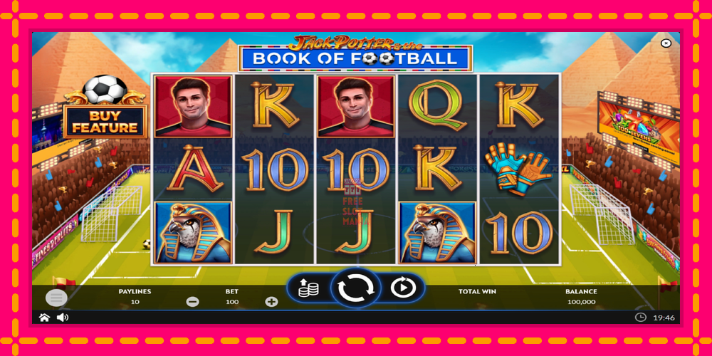 Automat Jack Potter & The Book of Football z jasną grafiką, zdjęcie 2