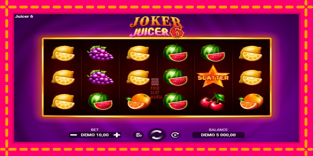 Automat Joker Juicer 6 z jasną grafiką, zdjęcie 2