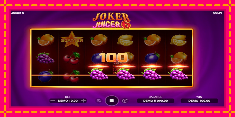 Automat Joker Juicer 6 z jasną grafiką, zdjęcie 3