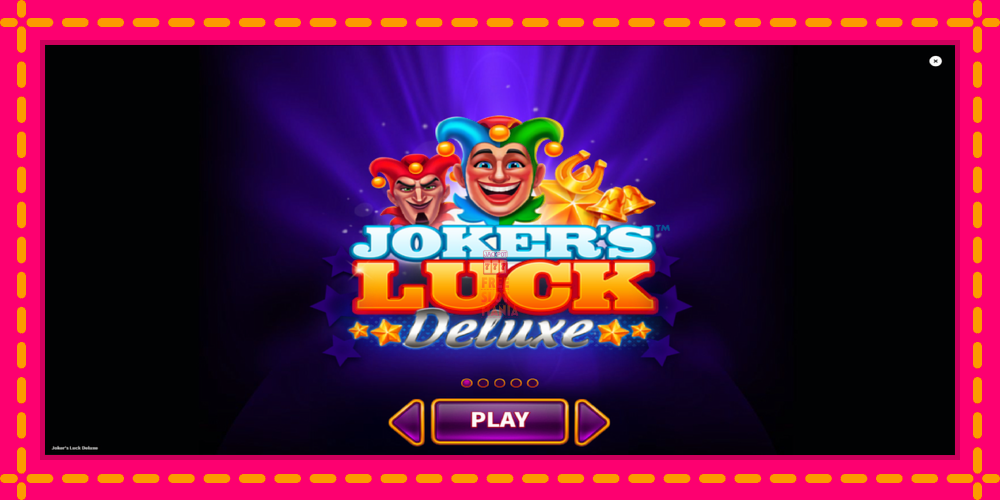 Automat Jokers Luck Deluxe z jasną grafiką, zdjęcie 1