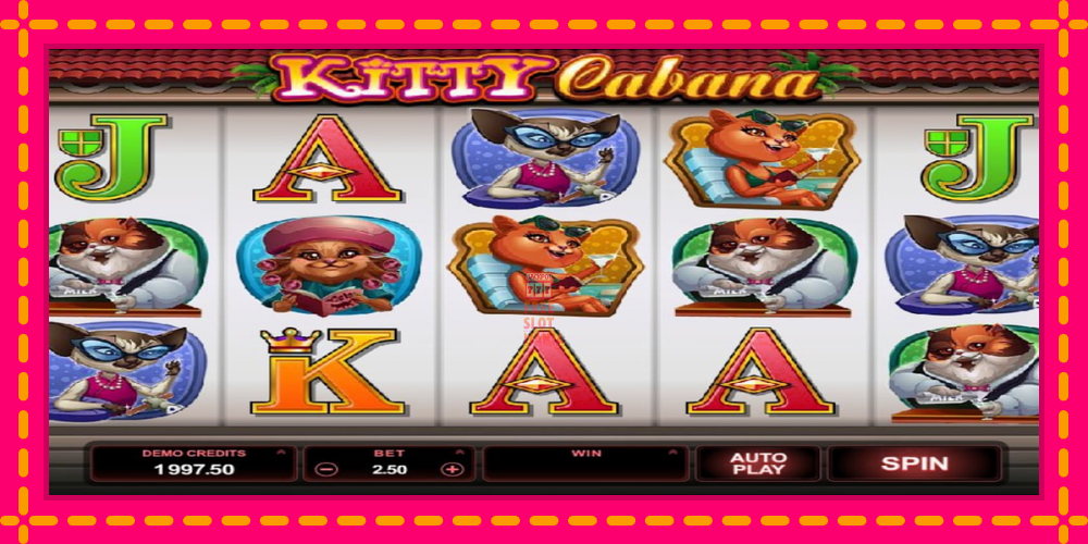 Automat Kitty Cabana z jasną grafiką, zdjęcie 2