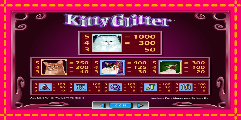 Automat Kitty Glitter z jasną grafiką, zdjęcie 6