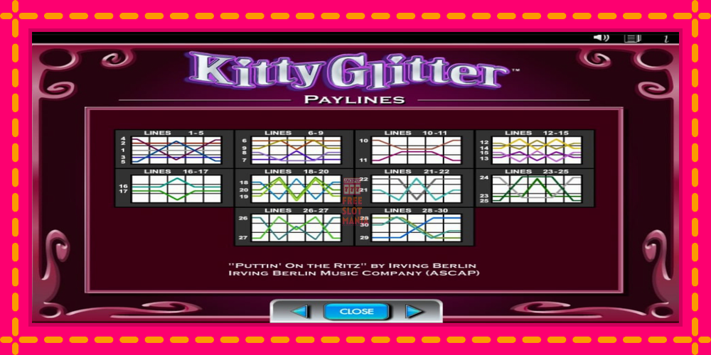 Automat Kitty Glitter z jasną grafiką, zdjęcie 7