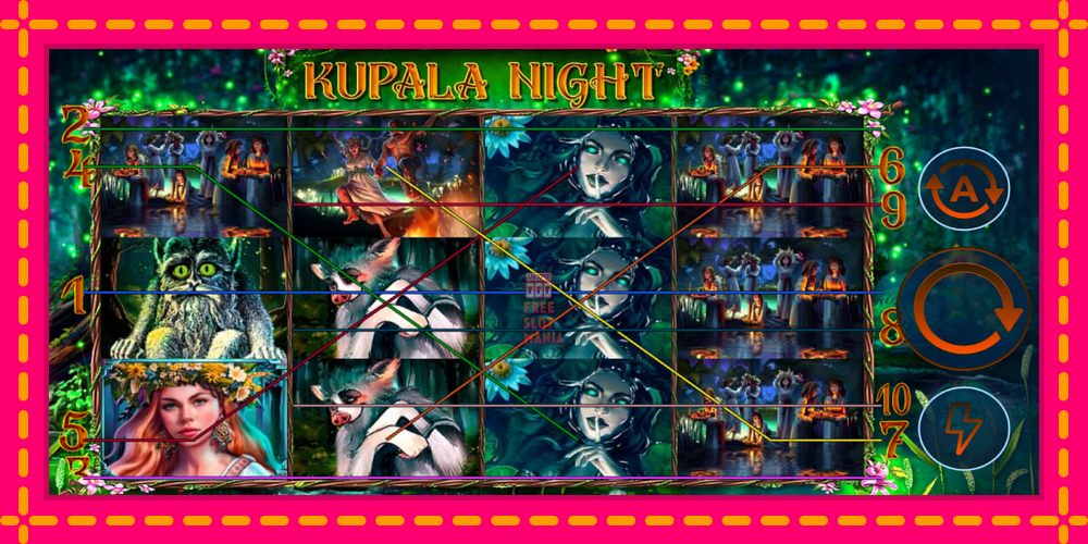 Automat Kupala Night z jasną grafiką, zdjęcie 2