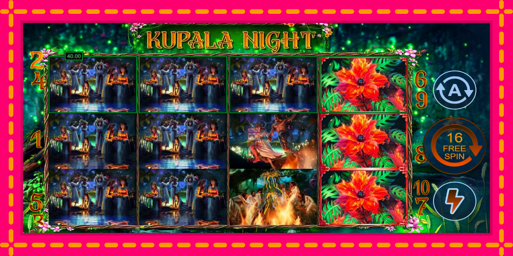 Automat Kupala Night z jasną grafiką, zdjęcie 4