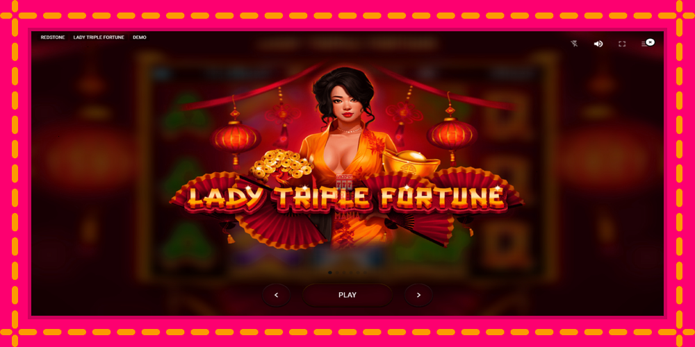 Automat Lady Triple Fortune z jasną grafiką, zdjęcie 1