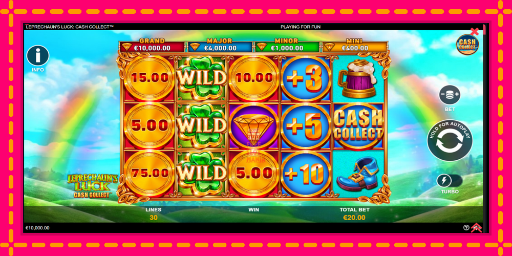 Automat Leprechauns Luck Cash Collect Megaways PowerPlay Jackpot z jasną grafiką, zdjęcie 2