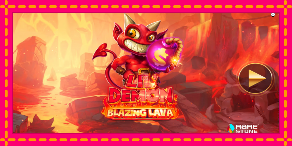 Automat Lil Demon Blazing Lava z jasną grafiką, zdjęcie 1