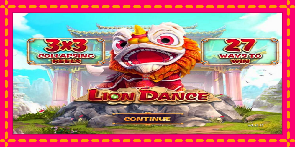 Automat Lion Dance z jasną grafiką, zdjęcie 1