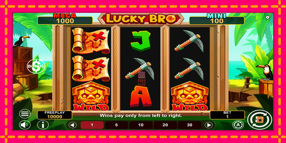 Automat Lucky Bro Hold & Win z jasną grafiką, zdjęcie 2