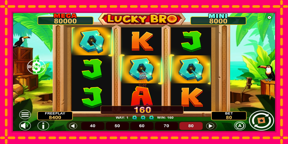 Automat Lucky Bro Hold & Win z jasną grafiką, zdjęcie 4