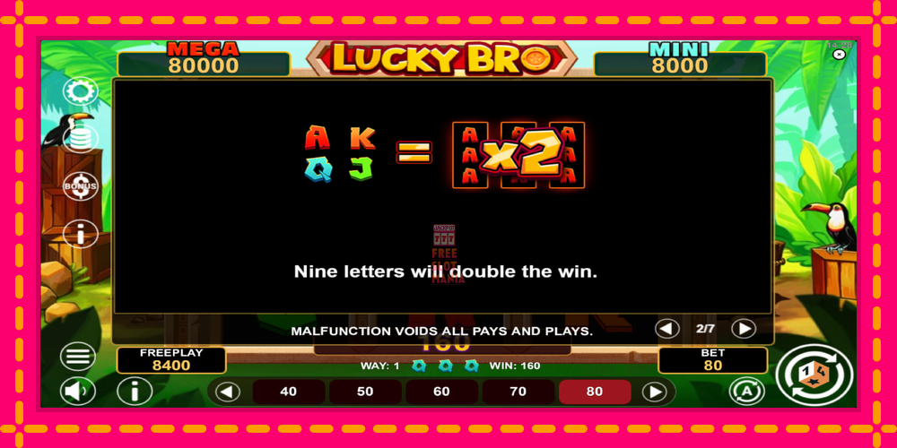 Automat Lucky Bro Hold & Win z jasną grafiką, zdjęcie 6