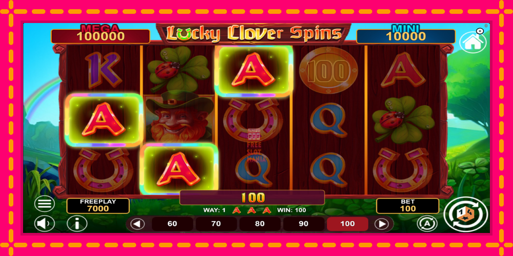 Automat Lucky Clover Spins z jasną grafiką, zdjęcie 3