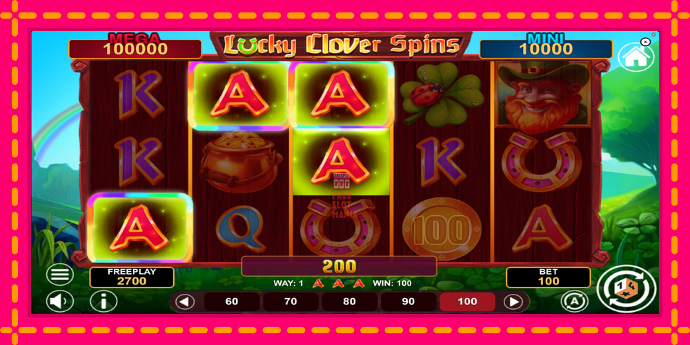 Automat Lucky Clover Spins z jasną grafiką, zdjęcie 4