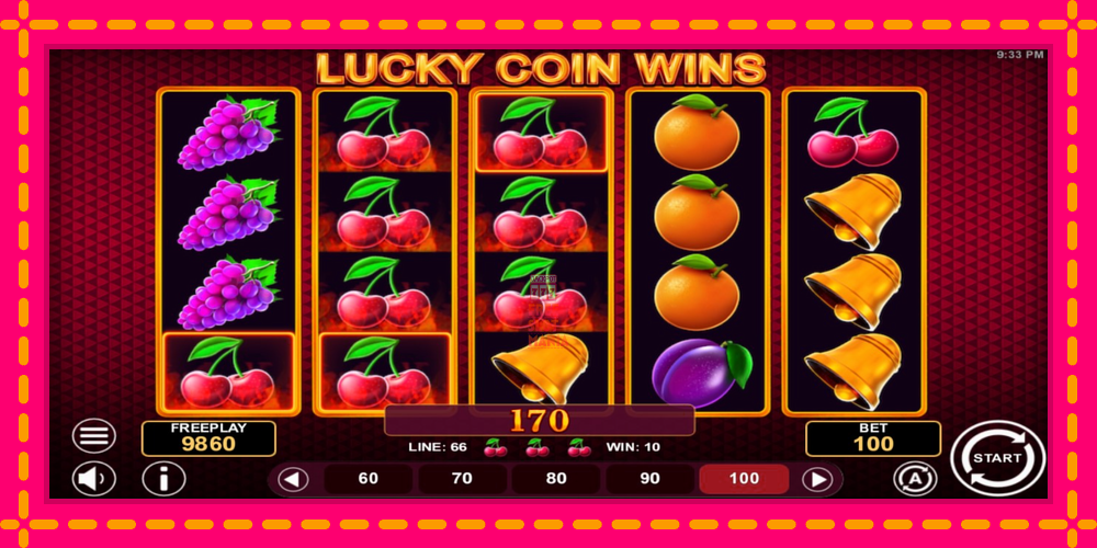 Automat Lucky Coin Wins z jasną grafiką, zdjęcie 3