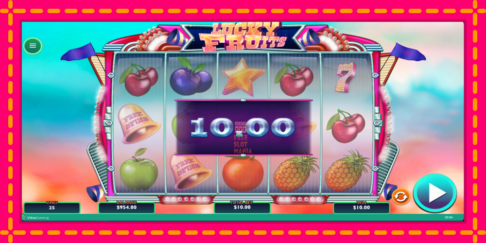 Automat Lucky Fruits z jasną grafiką, zdjęcie 4