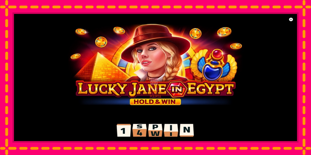 Automat Lucky Jane in Egypt Hold & Win z jasną grafiką, zdjęcie 1