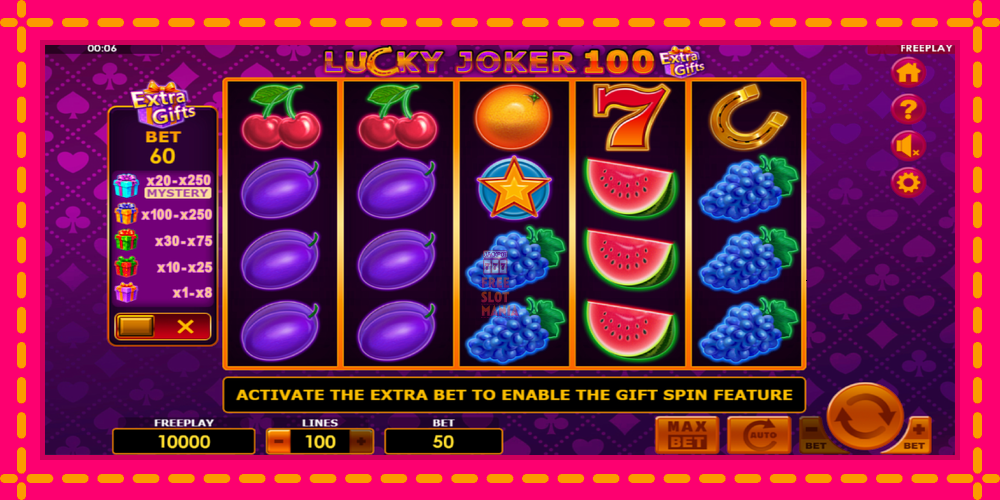 Automat Lucky Joker 100 Extra Gifts z jasną grafiką, zdjęcie 2