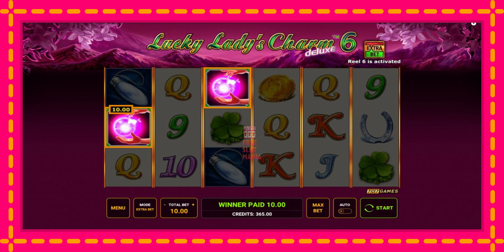 Automat Lucky Ladys Charm Deluxe 6 z jasną grafiką, zdjęcie 4