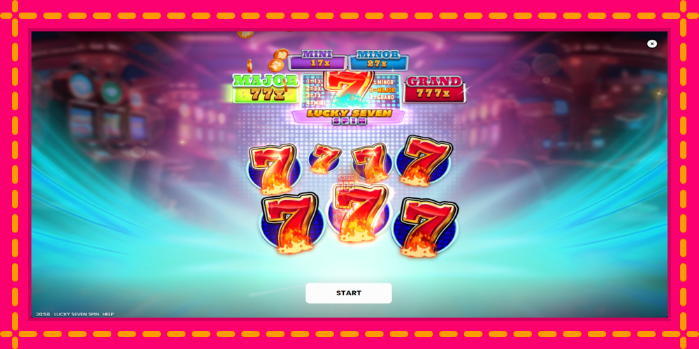 Automat Lucky Seven Spin z jasną grafiką, zdjęcie 1