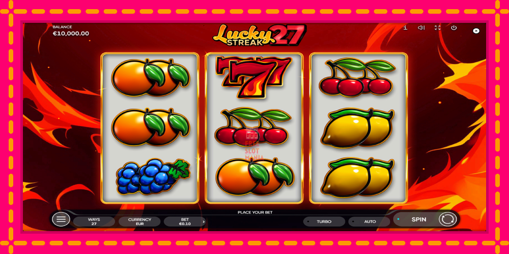 Automat Lucky Streak 27 z jasną grafiką, zdjęcie 1