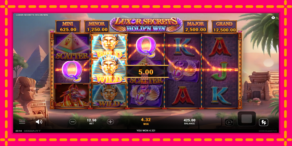 Automat Luxor Secrets Holdn Win z jasną grafiką, zdjęcie 3