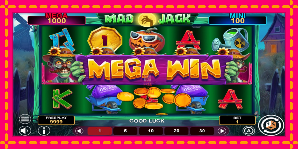 Automat Mad Jack Hold & Win z jasną grafiką, zdjęcie 2