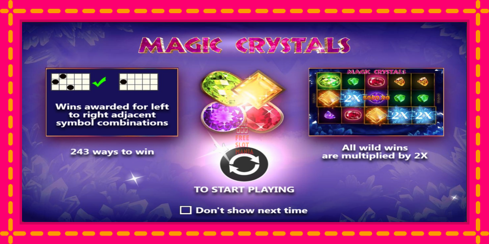 Automat Magic Crystals z jasną grafiką, zdjęcie 1