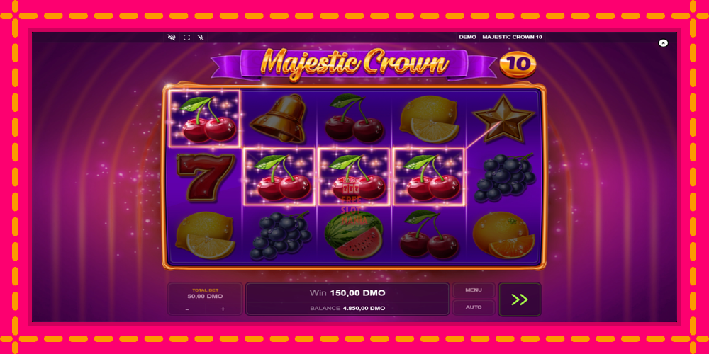 Automat Majestic Crown 10 z jasną grafiką, zdjęcie 2