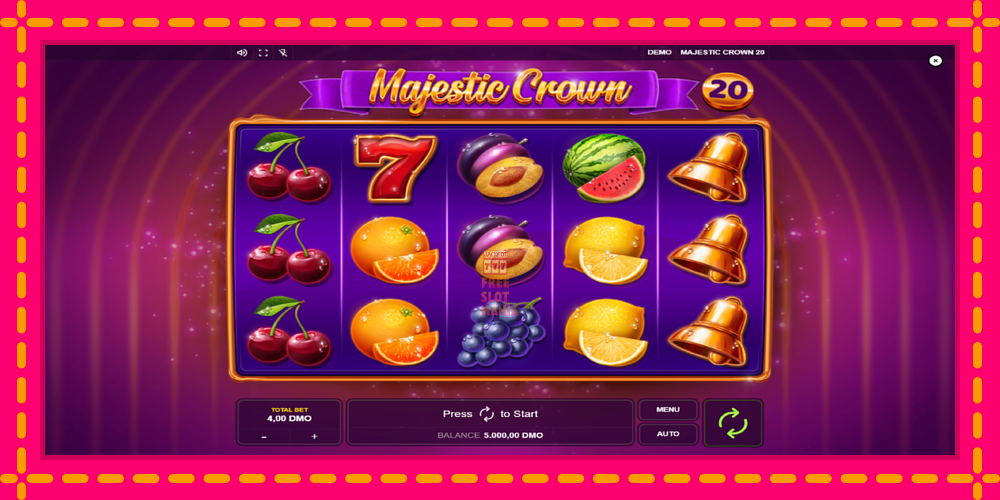 Automat Majestic Crown 20 z jasną grafiką, zdjęcie 1