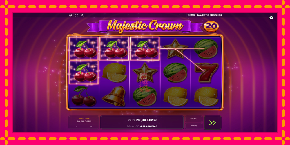 Automat Majestic Crown 20 z jasną grafiką, zdjęcie 2