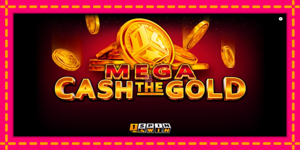 Automat Mega Cash The Gold z jasną grafiką, zdjęcie 1