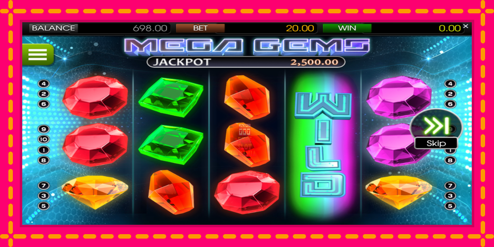 Automat Mega Gems z jasną grafiką, zdjęcie 3