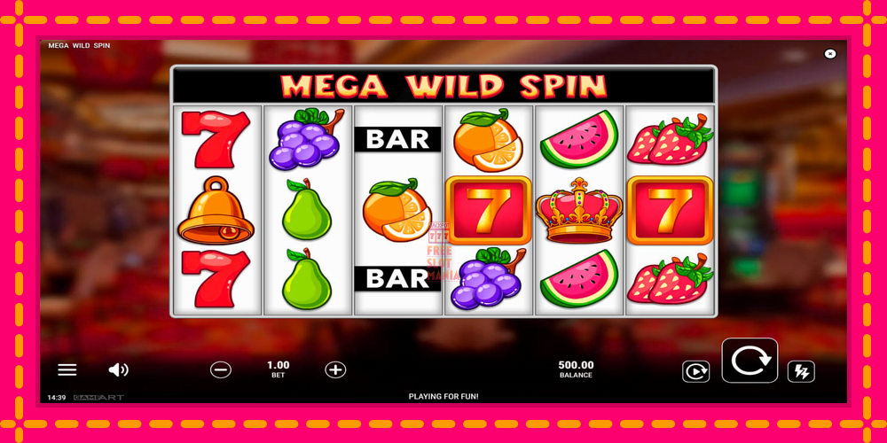 Automat Mega Wild Spin z jasną grafiką, zdjęcie 1