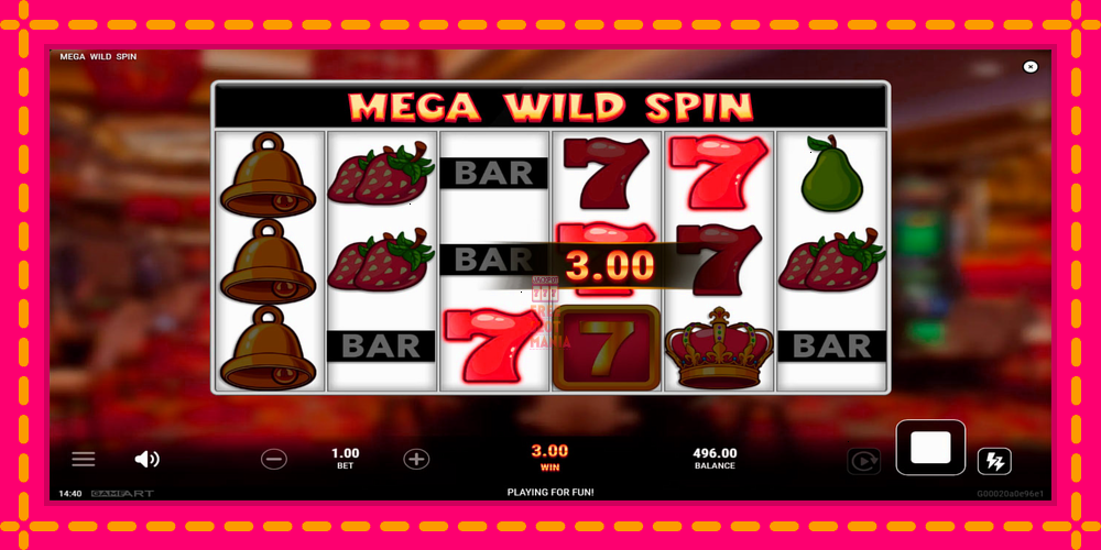 Automat Mega Wild Spin z jasną grafiką, zdjęcie 2