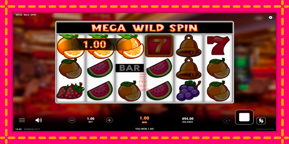 Automat Mega Wild Spin z jasną grafiką, zdjęcie 5