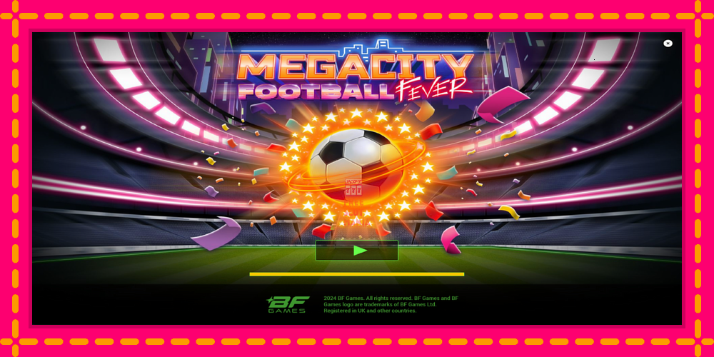 Automat Megacity Football Fever z jasną grafiką, zdjęcie 1