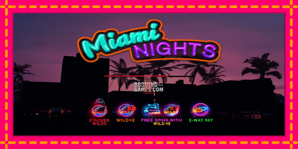 Automat Miami Nights z jasną grafiką, zdjęcie 1