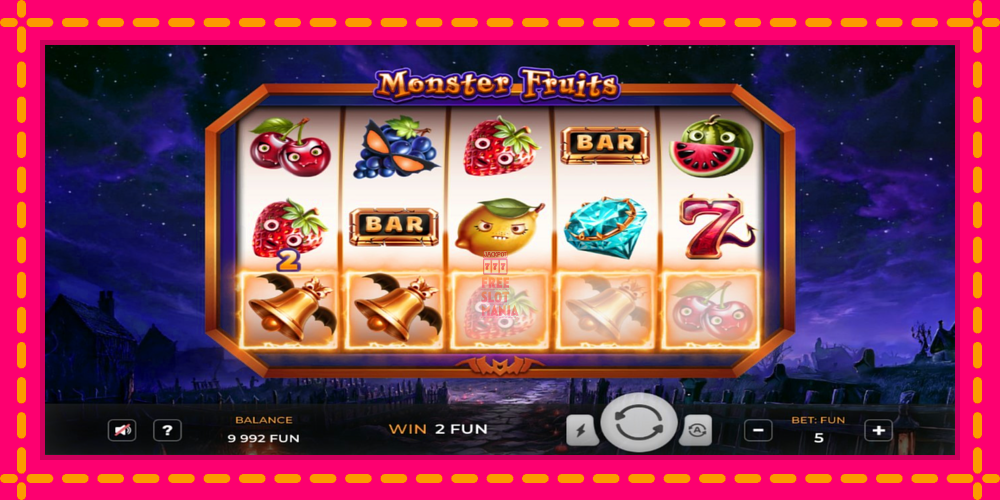 Automat Monster Fruits z jasną grafiką, zdjęcie 2