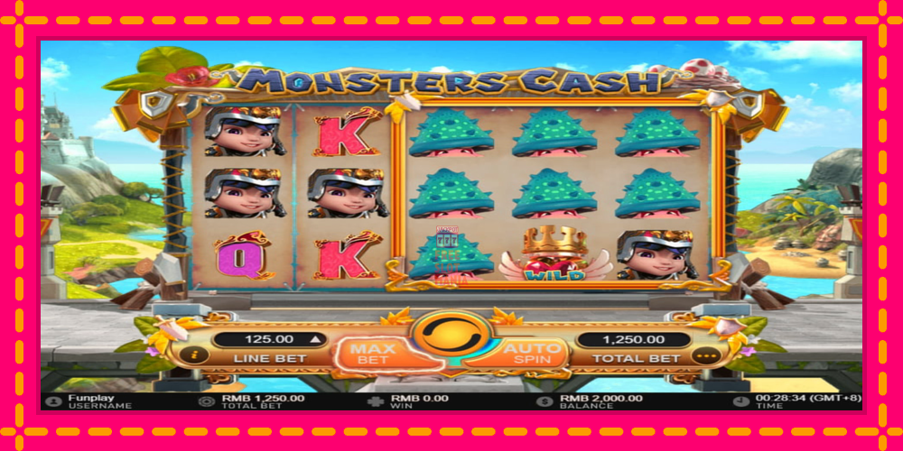 Automat Monsters Cash z jasną grafiką, zdjęcie 3