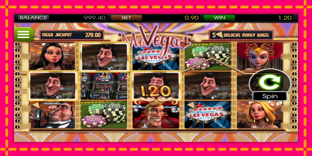 Automat Mr. Vegas z jasną grafiką, zdjęcie 2