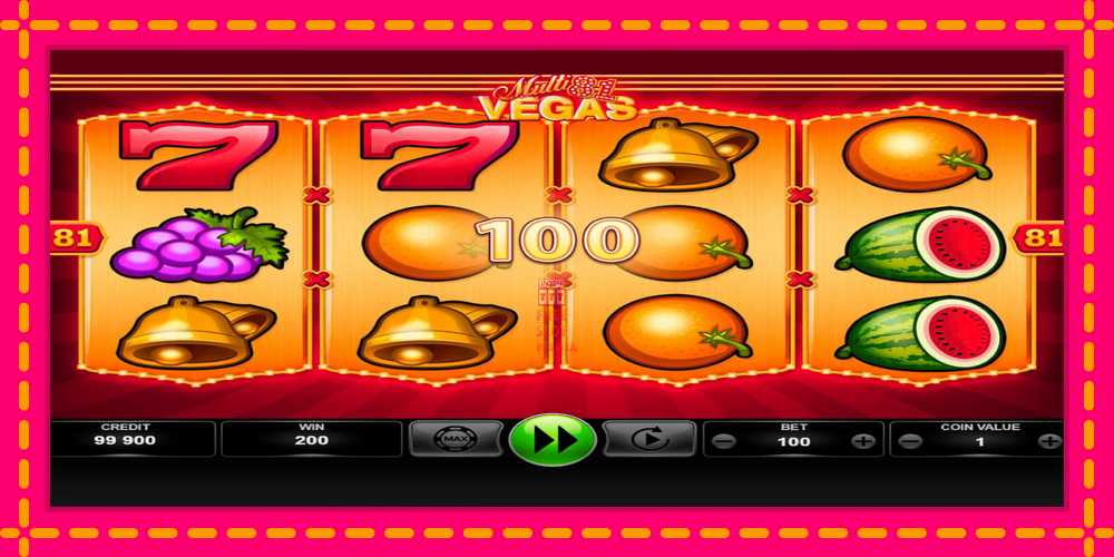 Automat Multi Vegas 81 z jasną grafiką, zdjęcie 2