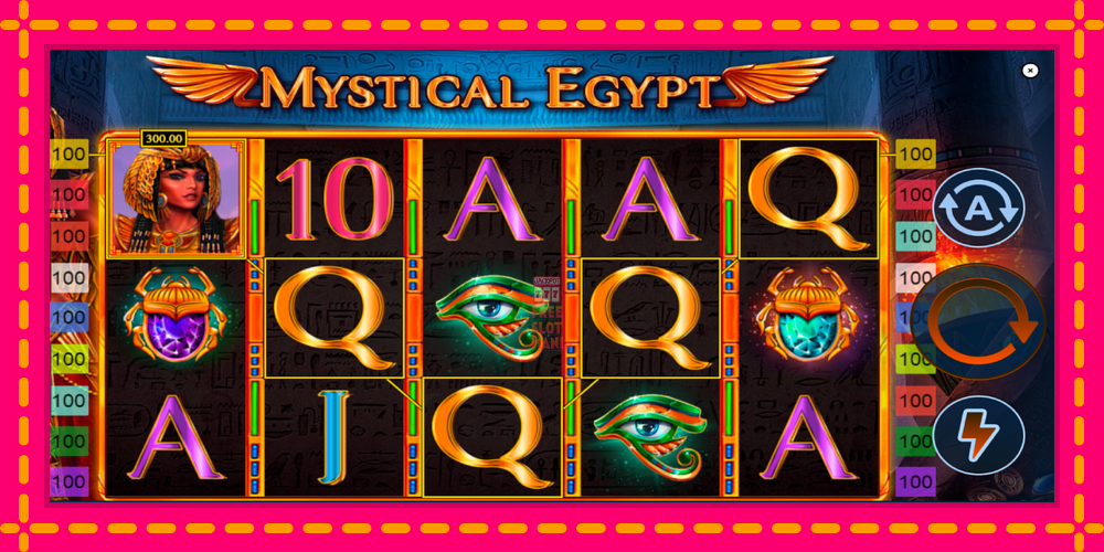 Automat Mystical Egypt z jasną grafiką, zdjęcie 4