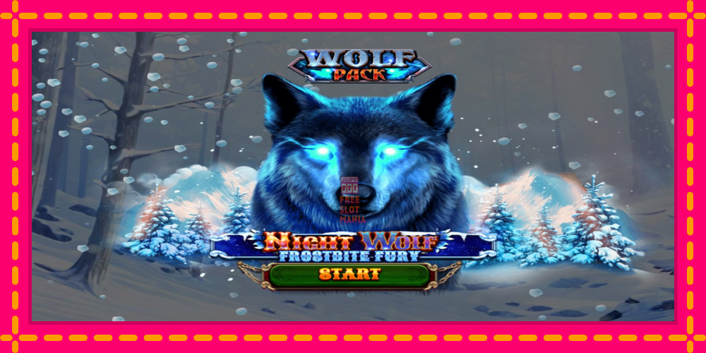 Automat Night Wolf - Frostbite Fury z jasną grafiką, zdjęcie 1