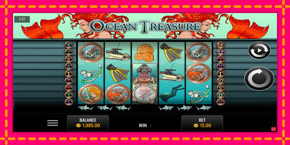 Automat Ocean Treasure z jasną grafiką, zdjęcie 1